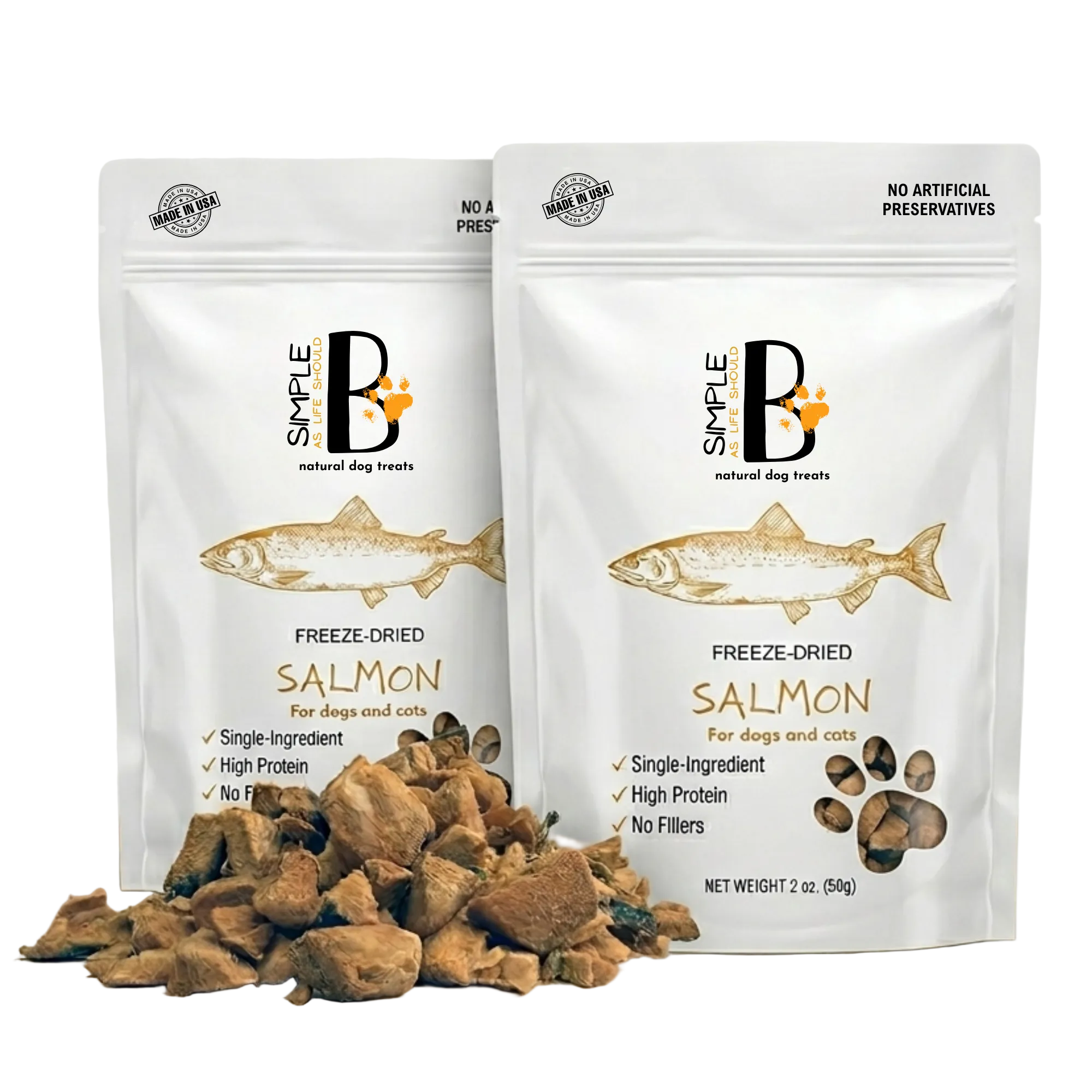 Freeze-dried Salmon 2 oz
